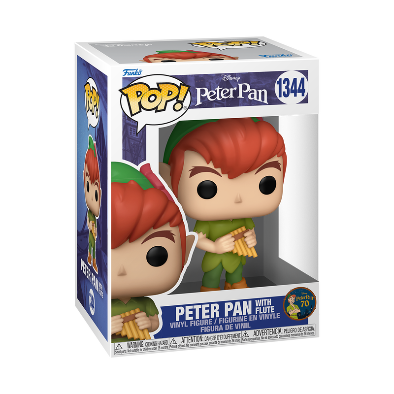 Funko Disney Peter Pan 70th Anniversary Peter W/Flute Pop! Vinyl Figure