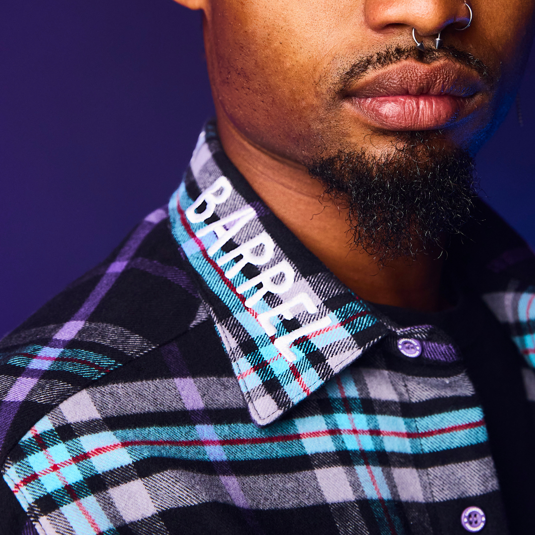 Cakeworthy Disney The Nightmare Before Christmas Lock Shock And Barrel Flannel Shirt