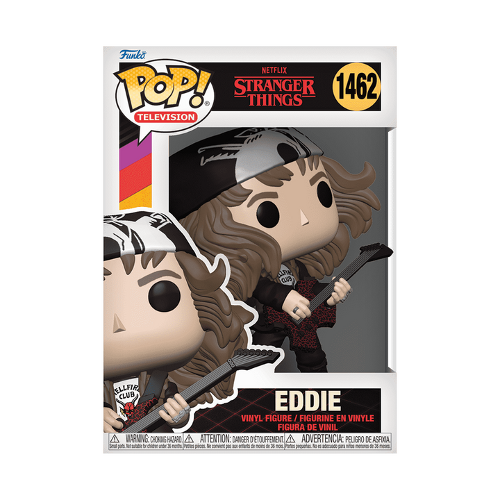 Funko Netflix Stranger Things Eddie W/Guitar Pop! Vinyl Figure