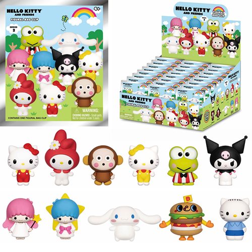 hello kitty backpack clip Hello Kitty & Friends Series 2 3D Foam Bag Clip