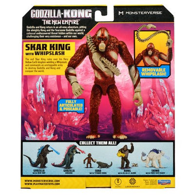 Godzilla x Kong: The New Empire Skar King W/Whipslash 6" Action Figure