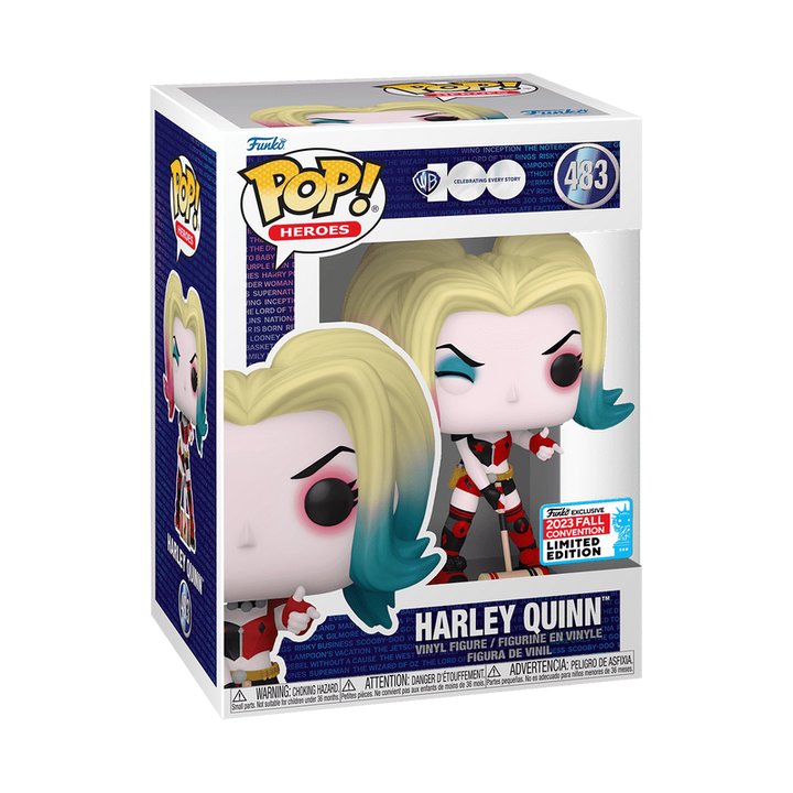 Funko Warner Bros 100 DC Harley Quinn Fall Convention Exclusive 2023 Vinyl Figure