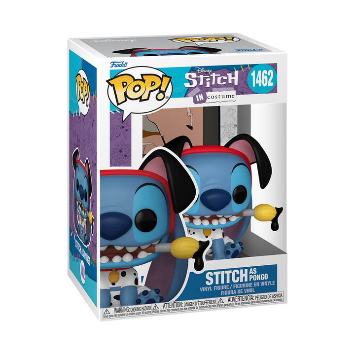 Funko Disney Stitch as Pongo Pop! Vinyl Figure