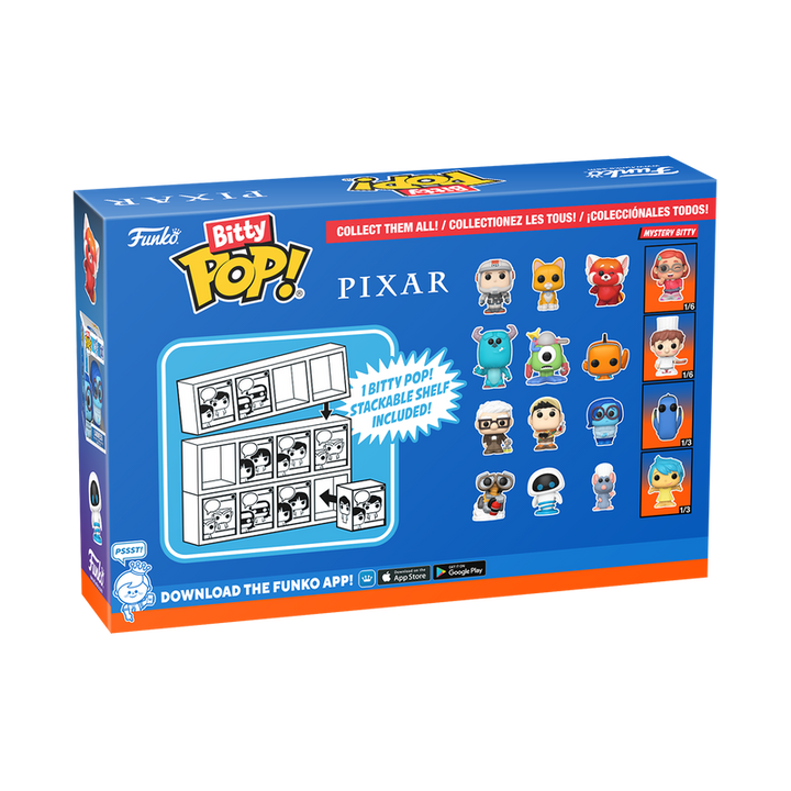 Funko Disney Pixar 4-Pack Bitty Series 2 Pop! Vinyl Figures