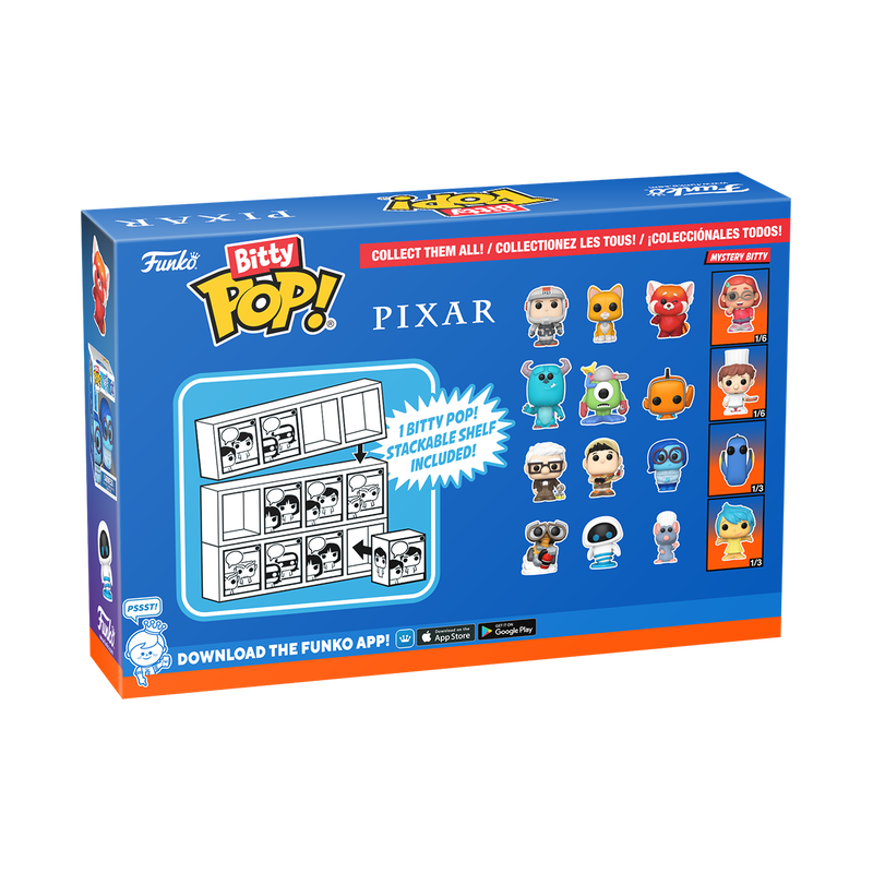 Funko Disney Pixar 4-Pack Bitty Series 3 Pop! Vinyl Figures