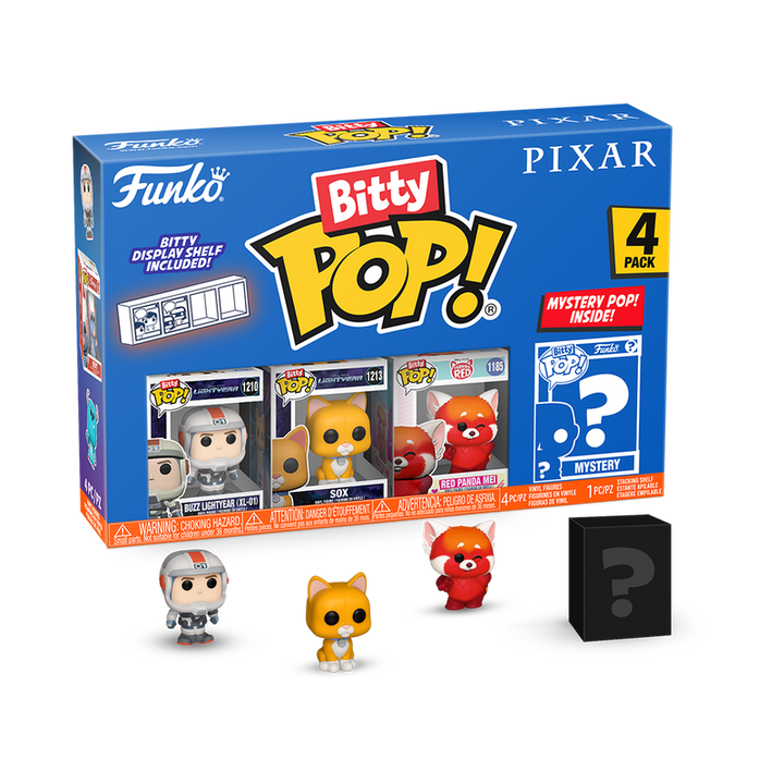 Funko Disney Pixar 4-Pack Bitty Series 1 Pop! Vinyl Figures