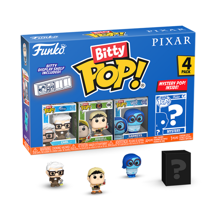 Funko Disney Pixar 4-Pack Bitty Series 3 Pop! Vinyl Figures