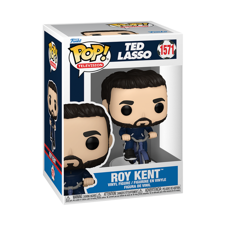 Funko Apple TV Ted Lasso Roy Kent on Bike Pop! Vinyl Figure