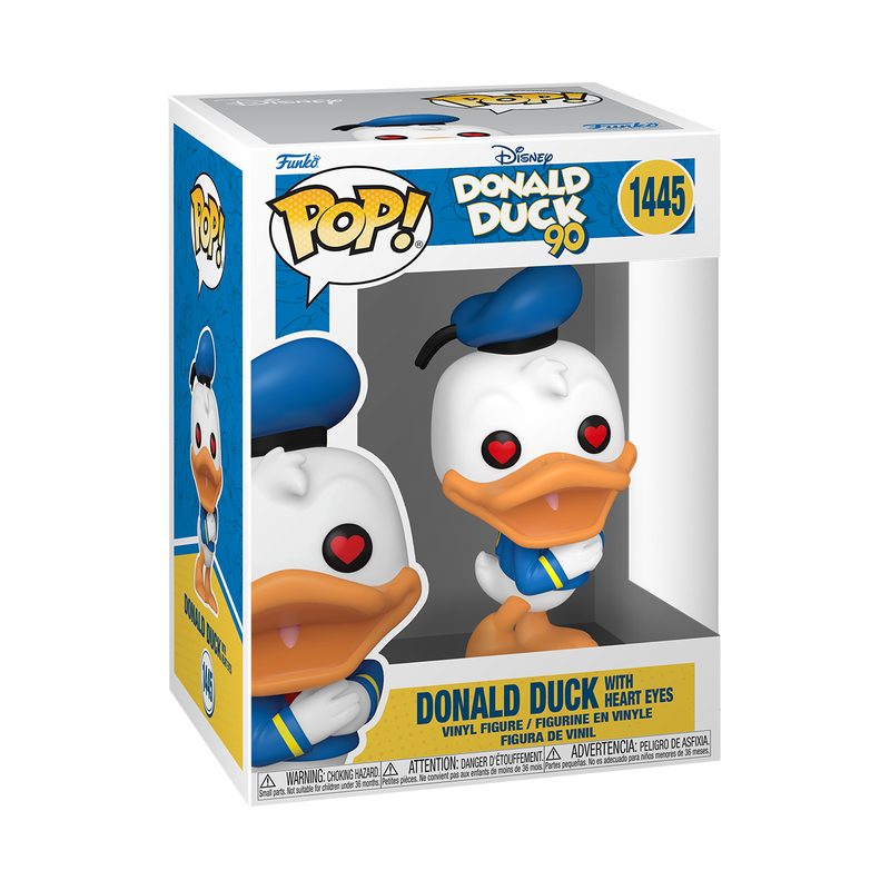 Funko Disney Donald Duck 90th Anniversary Donald w/Heart Eyes Pop! Vinyl Figure