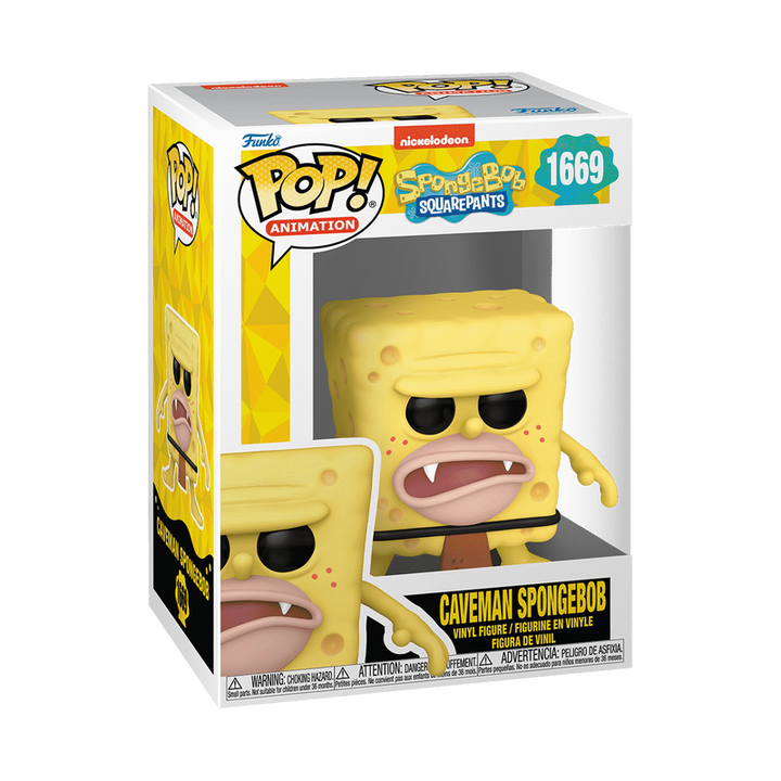 Funko Nickelodeon Spongebob 25th Anniversary Caveman Pop! Vinyl Figure