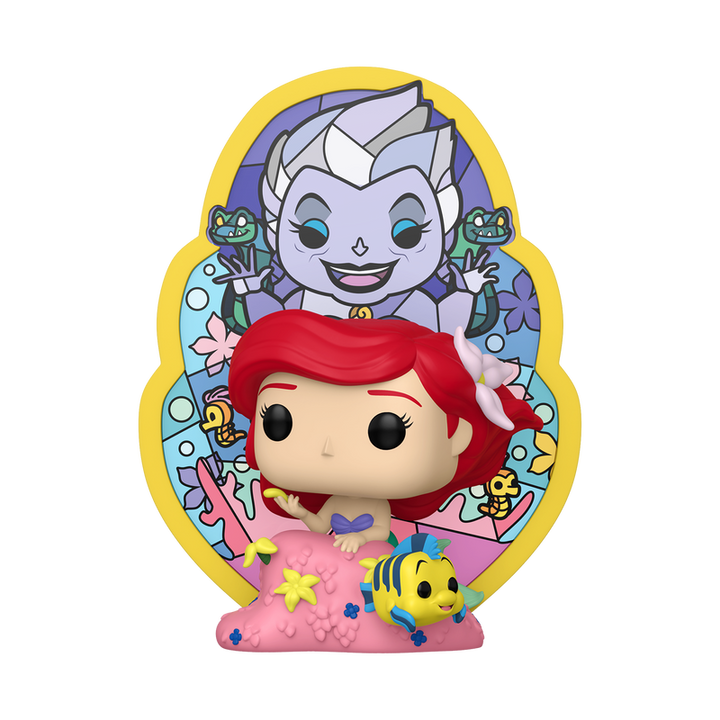 Funko Disney The Little Mermaid Ariel (Ursula Stained Glass) Deluxe Pop! Vinyl Figure