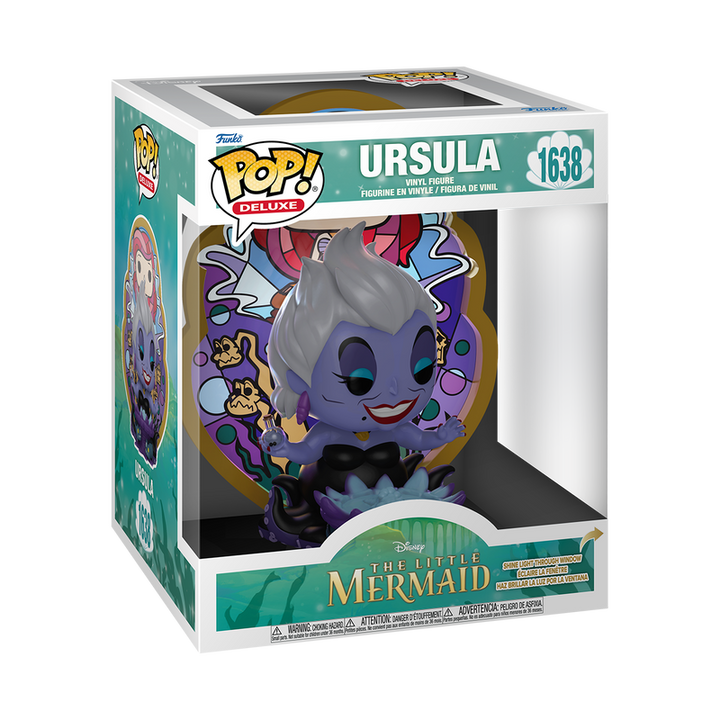 Funko Disney The Little Mermaid Ursula (Ariel Stained Glass) Deluxe Pop! Vinyl Figure