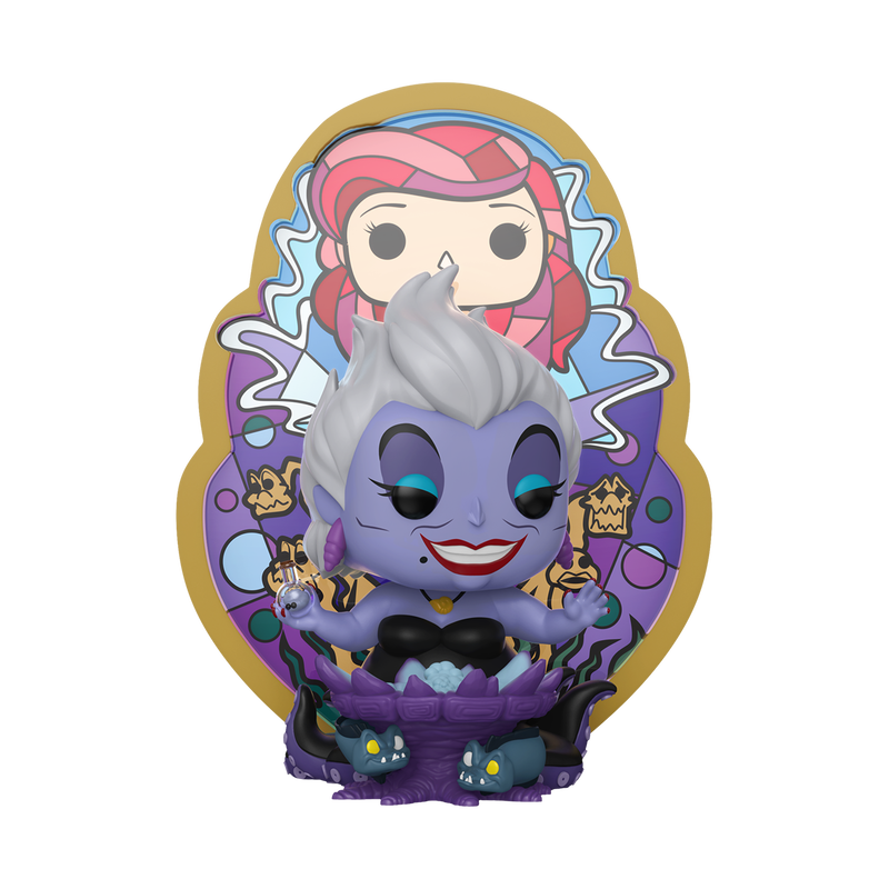 Funko Disney The Little Mermaid Ursula (Ariel Stained Glass) Deluxe Pop! Vinyl Figure