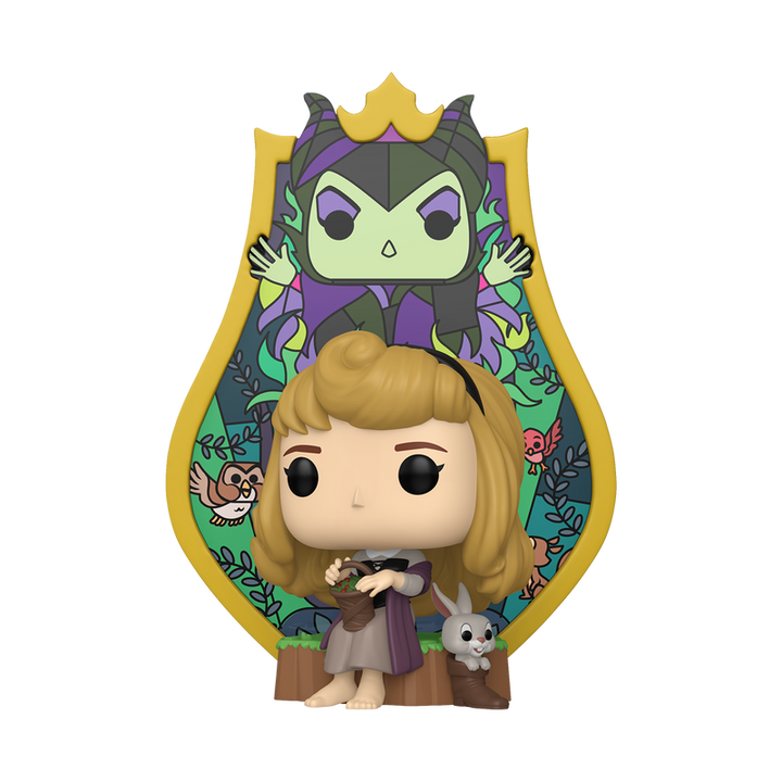 Funko Disney Sleeping Beauty Aurora (Maleficent Stained Glass) Deluxe Pop! Vinyl Figure