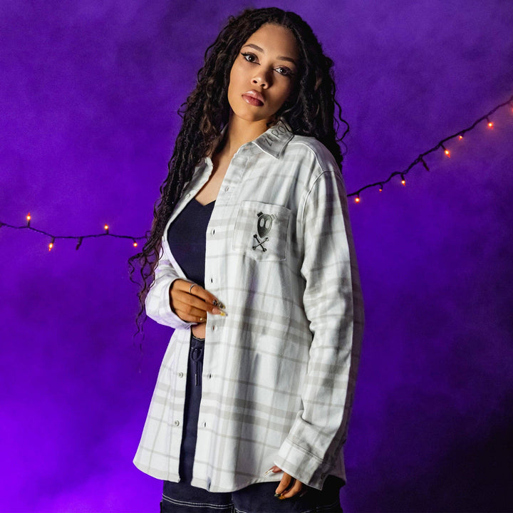 Cakeworthy Disney The Nightmare Before Christmas Zero Glow in the Dark Flannel Shirt