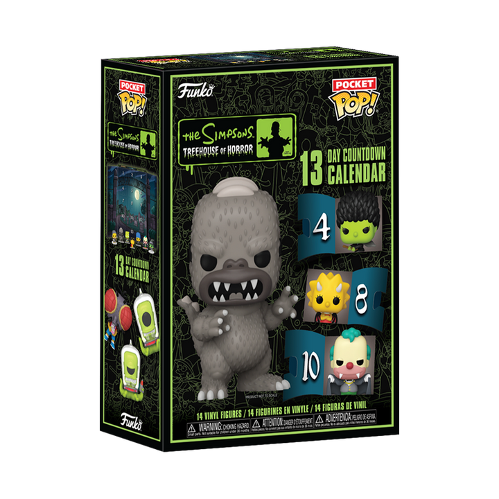 Funko The Simpsons Treehouse of Horror 13-Day Countdown Calendar Pocket Pop! Vinyl Figures