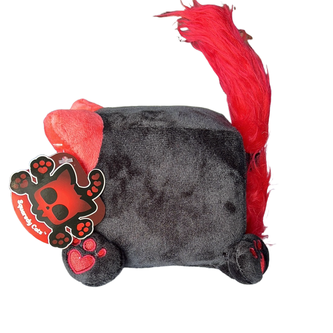 Squaredy Cats Black Cherry GhostPuss Plush Medium Plush