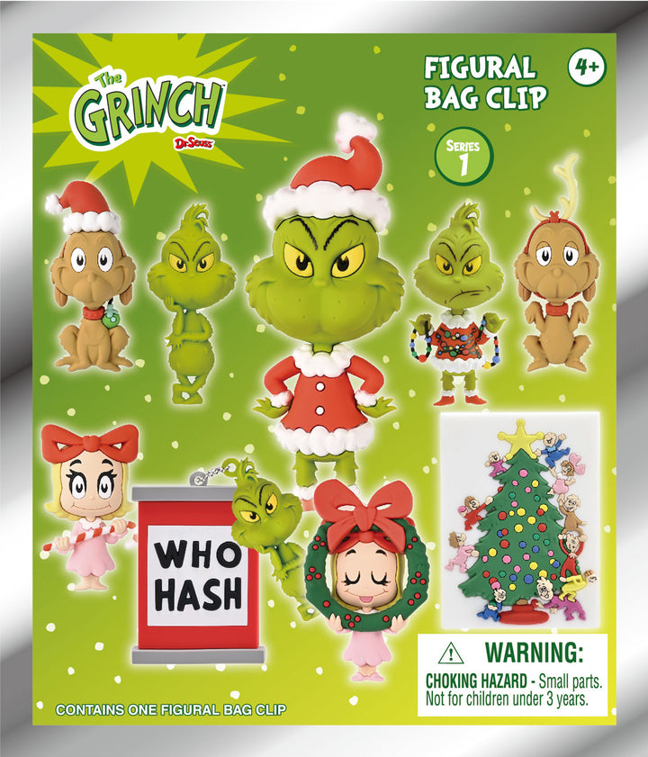 Dr. Seuss The Grinch Series 1 3D Foam Bag Clip