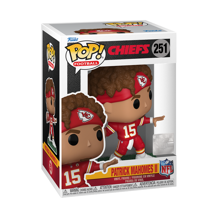 Funko NFL KC Chiefs Patrick Mahomes Pop! Vinyl Figure