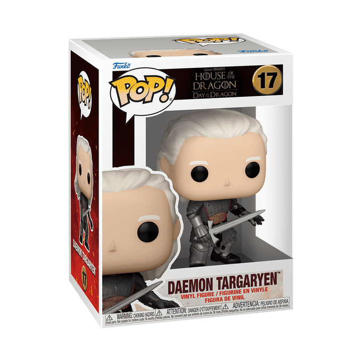 Funko HBO House of Dragon Daemon Targaryen W/Dark Sister Pop! Vinyl Figure