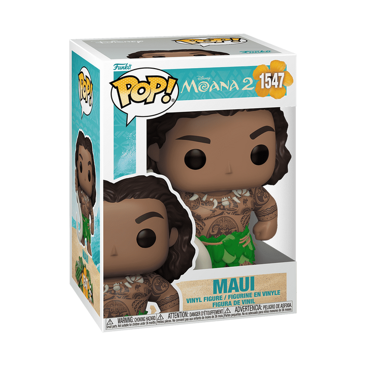 Funko Disney Moana 2 Maui w/Fish Hook Pop! Vinyl Figure