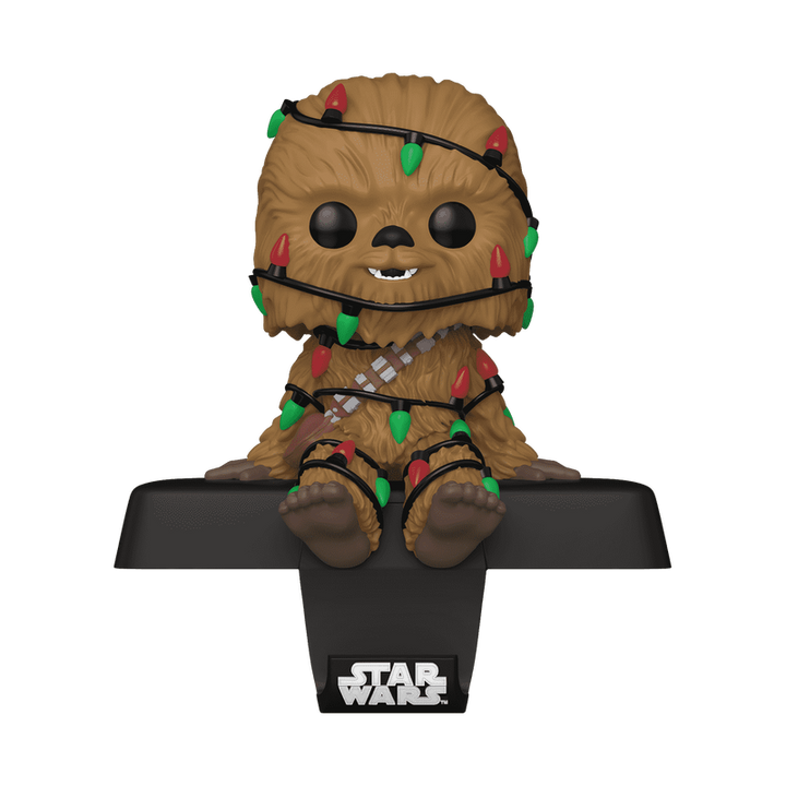 Funko Star Wars Stocking Hanger Chewbacca W/Christmas Lights Pop! Vinyl Figure