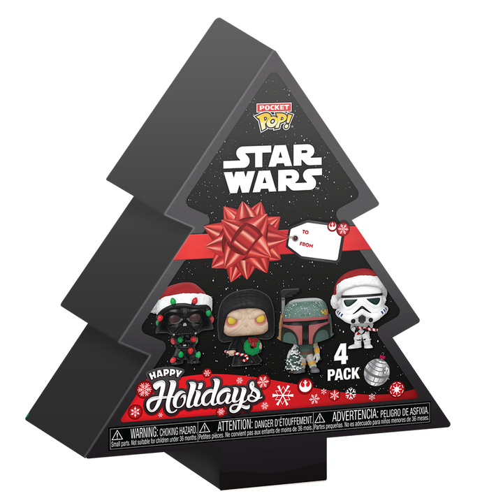 Funko Star Wars Holiday 4-Pack Pocket Pop! Vinyl Figures