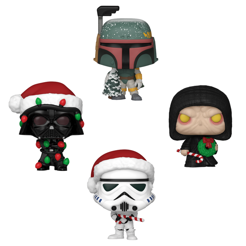 Funko Star Wars Holiday 4-Pack Pocket Pop! Vinyl Figures