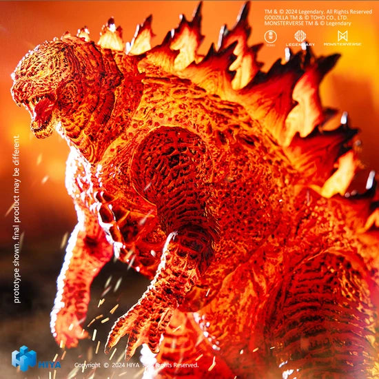 HIYA Exquisite Basic Series None Scale 7 Inch Godzilla King of the Monsters Burning Godzilla Battle Ver. Action Figure