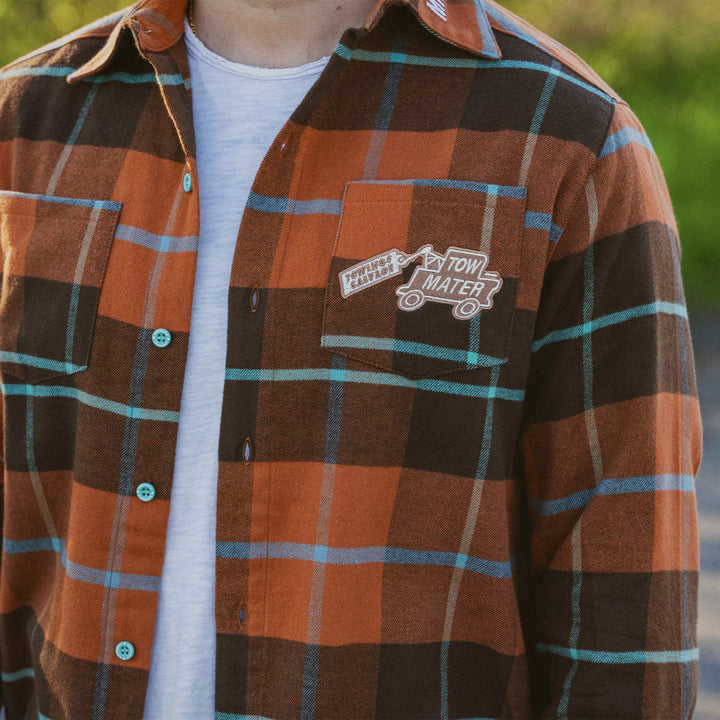 Cakeworthy Disney Pixar Cars Tow Mater Flannel Shirt