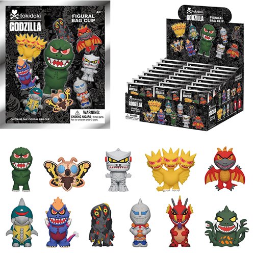 Godzilla x Tokidoki Series 1 3D Foam Bag Clip