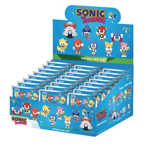 Sonic the Hedgehog 35th Anniversary Series 6 3D Foam Bag Clip