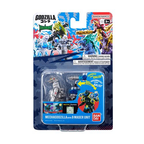 Bandai Godzilla Godziburst Mechagodzilla 1974 and Maser Unit Action Figure