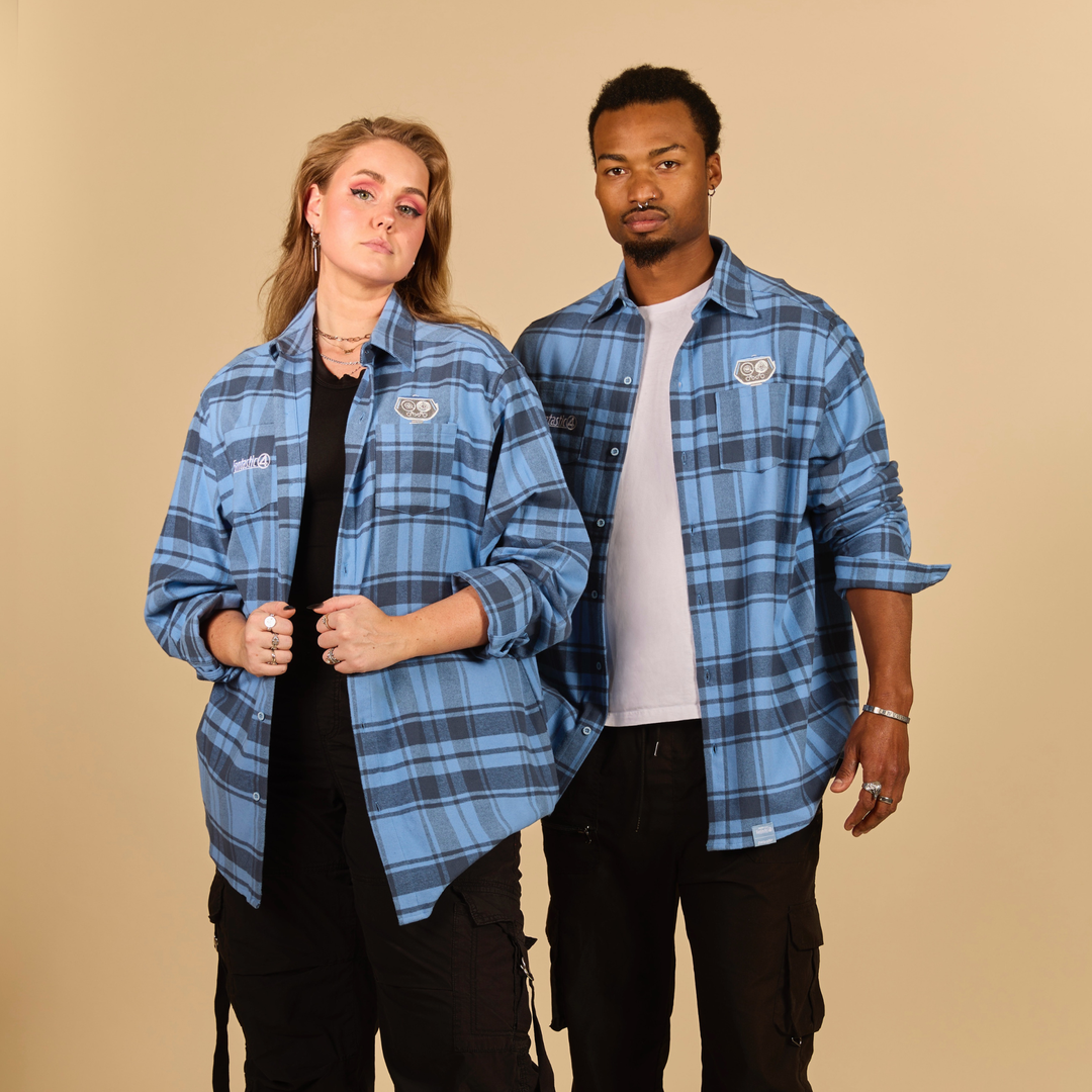 Cakeworthy Marvel Studios The Fantastic Four: First Steps Flannel Shirt