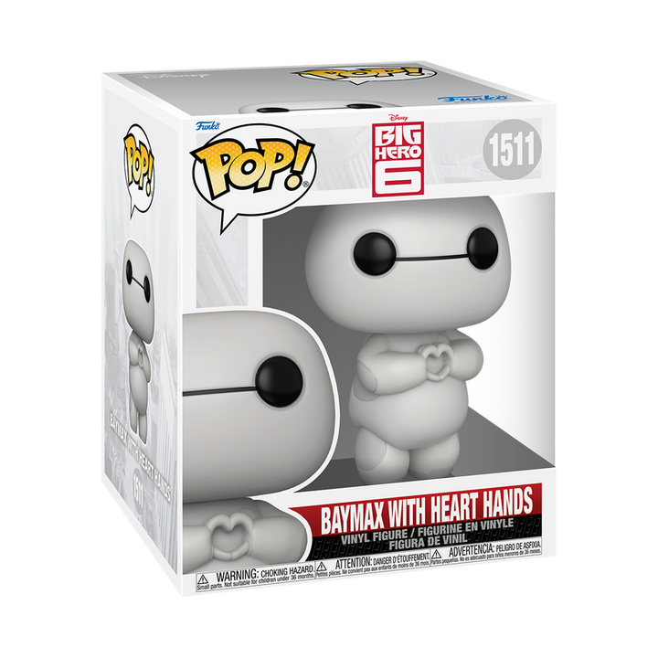 Funko Disney Big Hero 6 Baymax w/Heart Hands Super Pop! Vinyl Figure