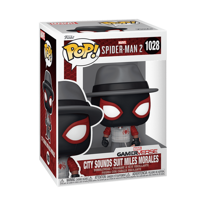 Funko Marvel Games Spider-man 2 City Sounds Suit Miles Morales Pop! Vinyl Figure