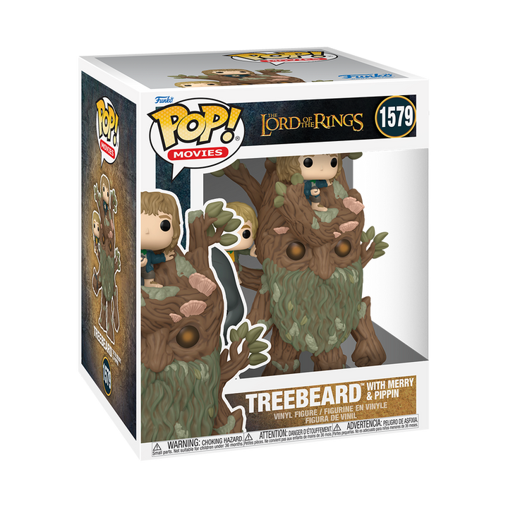 Funko The Lord of the Rings Treebeard W/Mary & Pippin Super Pop! Vinyl Figure