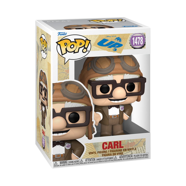 Funko Disney Pixar Up Carl in Aviator Pop! Vinyl Figure