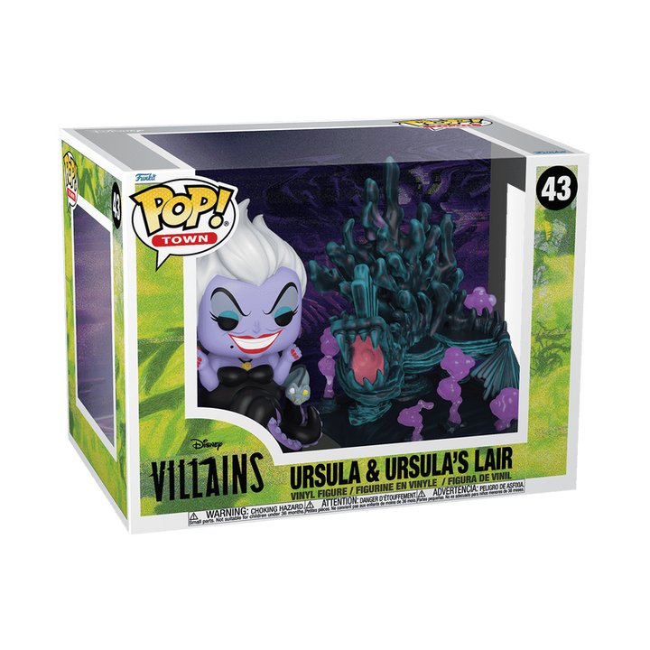 Funko Disney Villains Ursula in Lair Pop! Town Vinyl Figure