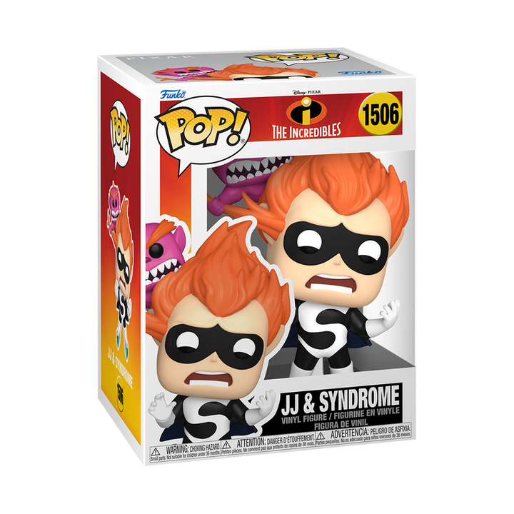 Funko Disney Pixar The Incredibles 20th Anniversary Jack Jack & Syndrome Pop! Vinyl Figure