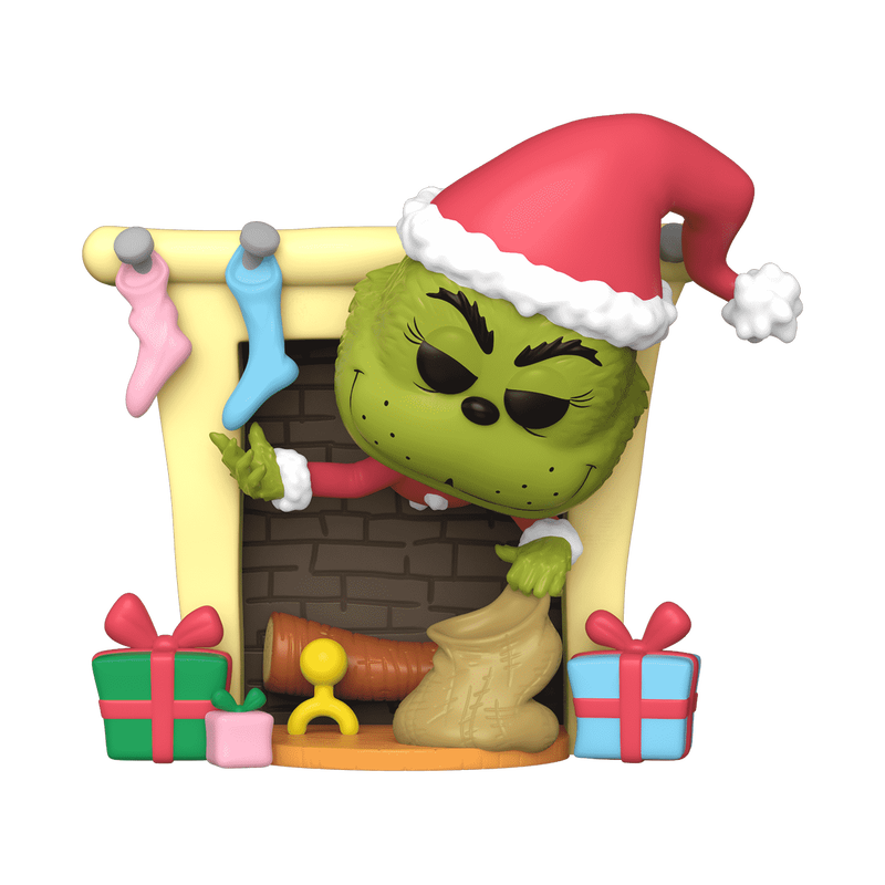 Funko Dr. Seuss Grinch W/Bag Deluxe Pop! Vinyl Figure