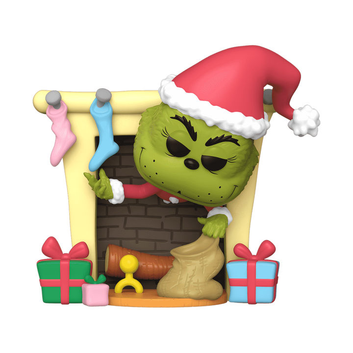 Funko Dr. Seuss Grinch W/Bag Deluxe Pop! Vinyl Figure