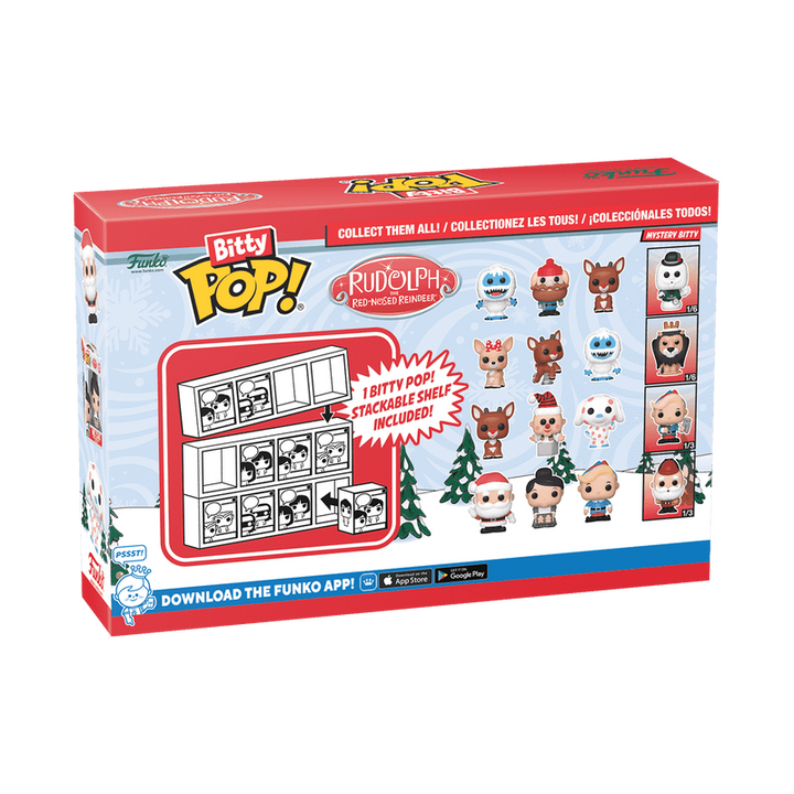 Funko Rudolph the Red Nosed Reindeer 4-Pack Bitty Series 1 Pop! Vinyl Figures