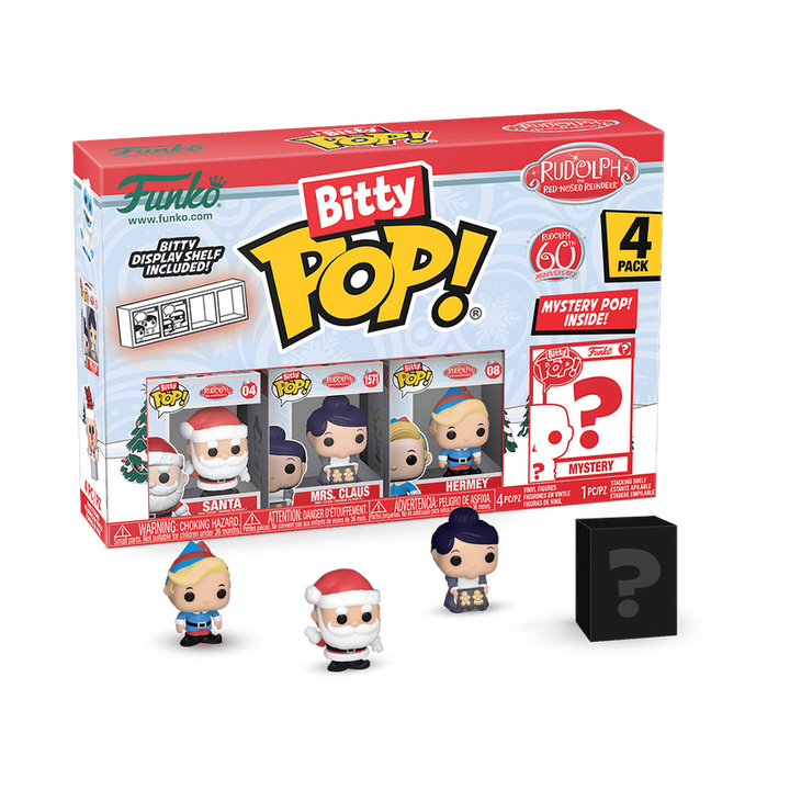 Funko Rudolph the Red Nosed Reindeer 4-Pack Bitty Series 4 Pop! Vinyl Figures