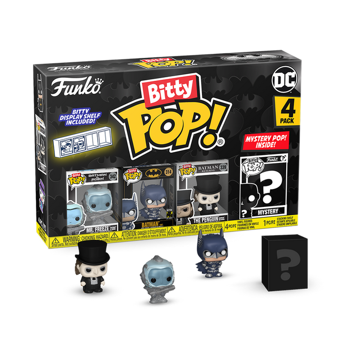 Funko Batman 85th Anniversary 4-Pack Bitty Series 3 Pop! Vinyl Figures