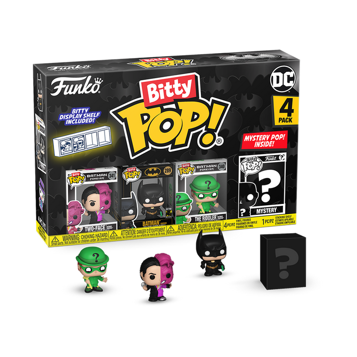 Funko Batman 85th Anniversary 4-Pack Bitty Series 4 Pop! Vinyl Figures