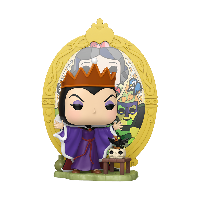 Funko Disney Snow White Evil Queen (Snow White Stained Glass) Deluxe Pop! Vinyl Figure