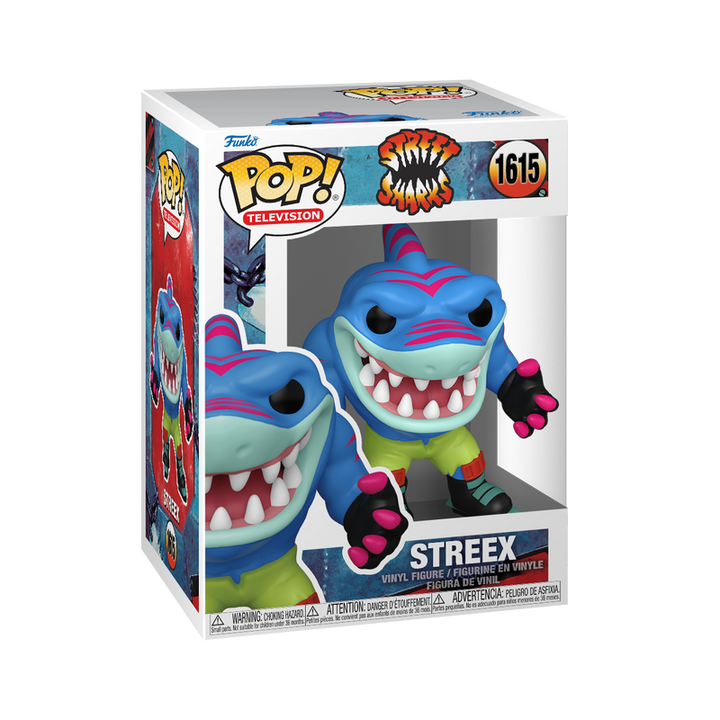 Funko Mattel Street Sharks Streex Pop! Vinyl Figure