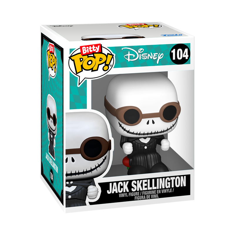 Funko Disney The Nightmare Before Christmas Jack Skellington W/Snowmobile Bitty Pop! Rides Vinyl Figure