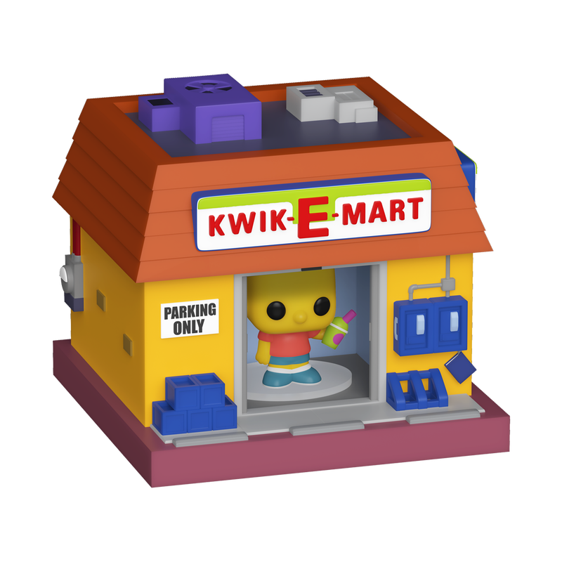 Funko The Simpsons Bart & Kwik-E-Market Bitty Pop! Town Vinyl Figure